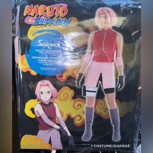 Sakura Haruno Naruto Shippuden Costume - Adult Standard Size - Anime Cosplay.